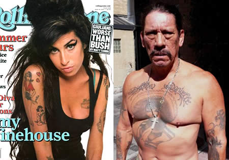 Amy Winehouse and Danny Trejo